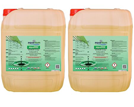 2 ADET Aquantum 20 Kg (40 KG) Yosun Önleyici - Giderici - Liquid Algaecide-ToptancıyızBiz